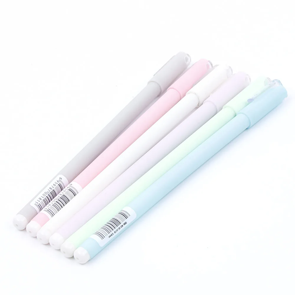 

0.5mm Cute Kawaii Frosted Plastic Gel Pen Lovely Macaron Marker Pen For Kids Gift School Stationery Student Gifts Awards