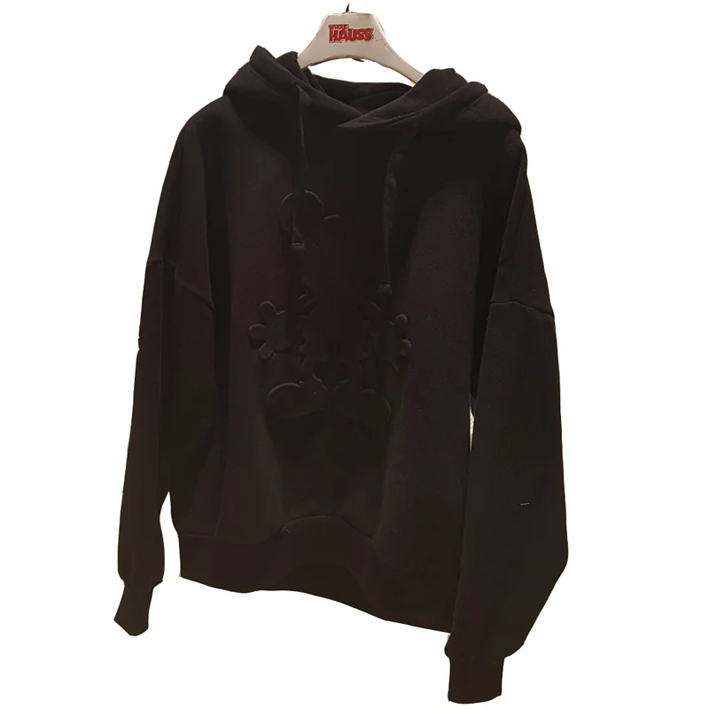 KYMAKUTU Autumn 3D Mickey Solid Women Hoodies 2018 New Long Sleeve Casual Loose Sweatshirt Hooded Pullover Female's Tops L- 5XL KYMAKUTU Autumn 3D Mickey Solid Women Hoodies 2018 New Long Sleeve Casual Loose Sweatshirt Hooded Pullover Female's Tops L- 5XL
