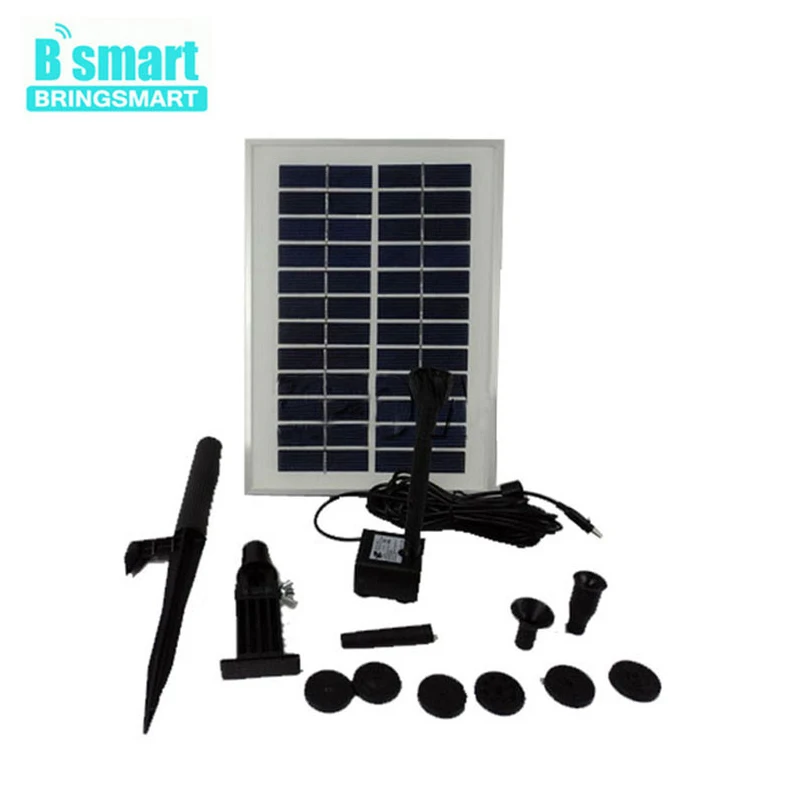 

160CM 400L/H 12V DC Brushless Motor Solar Water Pump Kit Simulation Landscape Fountain with Solar Panel JT-280-5W