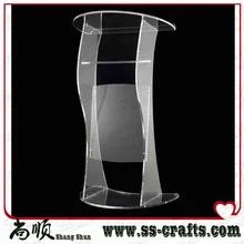 Современный дизайн заводской продажи прозрачный кристалл акриловый Lectern