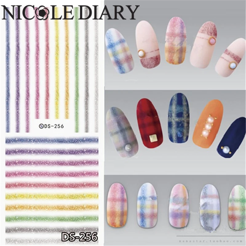 Por Nail Stripes Lots From China Essence Nail Art Stickers Holo Stripes Ideas