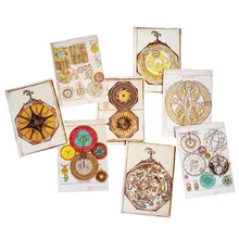 16 шт./лот, новая старинная стильная открытка с животными, поздравительные открытки, винтажная открытка с крафт-посылка