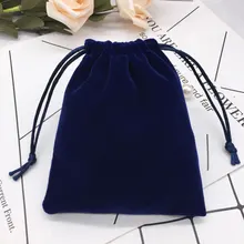 8*12 см Бархатный мешочек на шнурке для украшений мешочек для подарка Орнамент туалетный телефон ожерелье браслет прозрачная упаковка