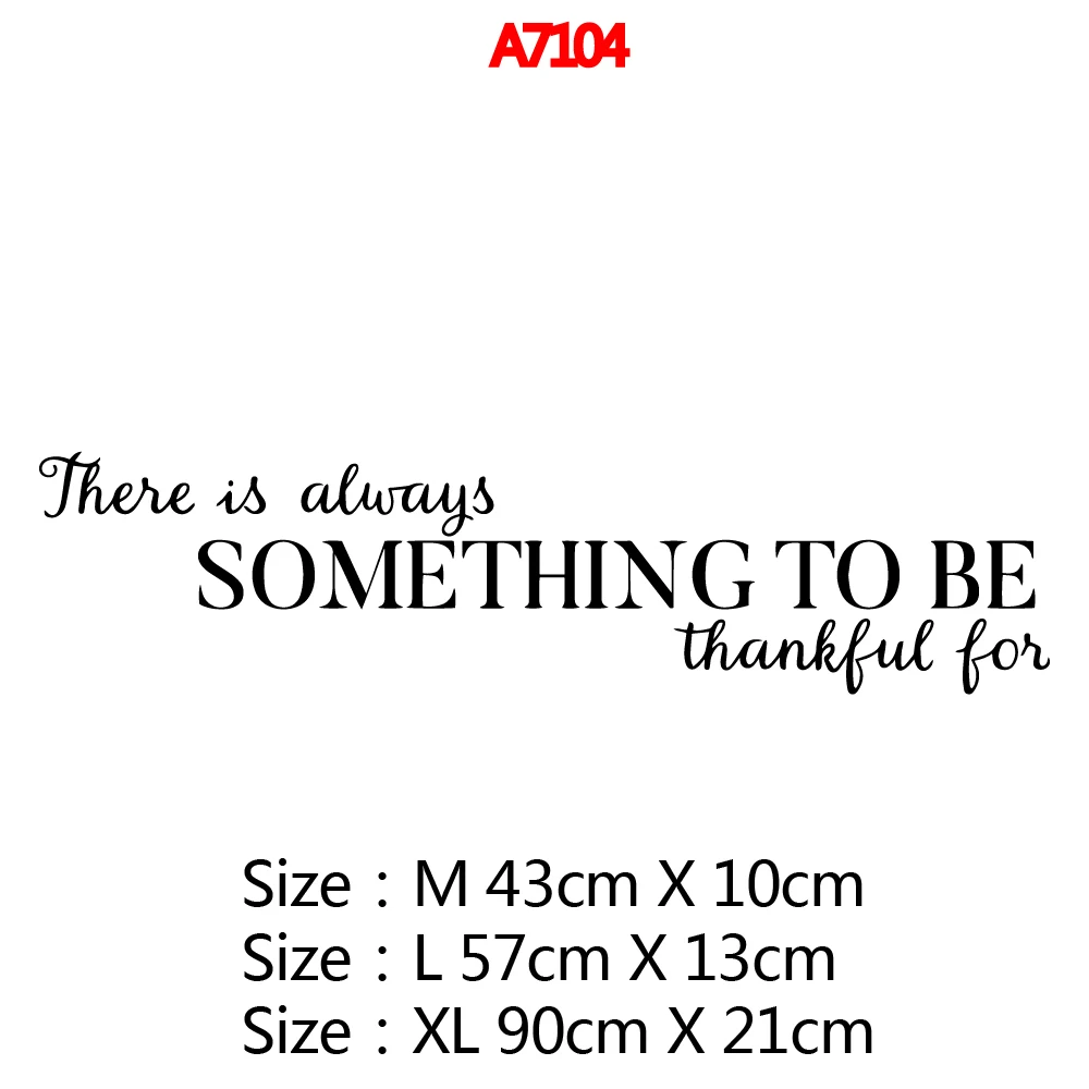 Beauty there is always something to be thankful for Home Decor Accessories For Kids Rooms Decoration Wall Art Decal
