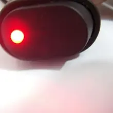 Красный точечный свет светодиодный рокер выключения автомобиля/включения переключатель R20D