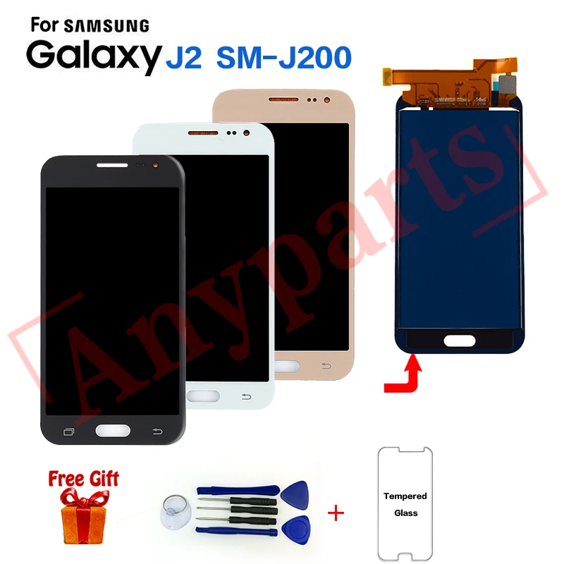 

TFT For Samsung Galaxy J2 SM-J200F LCD Display Screen replacement for SAMSUNG J2 SM-J200H J200M J200Y J200BT display lcd module