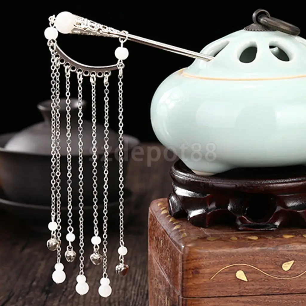 Китайские традиционные металлические кисточки шпильки для волос палочки женские аксессуары для волос
