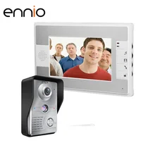 ENNIO SY812MKW11 7” mini camera Color ip video phone Door Entry Intercom Systems Outdoor Doorbell network microscope Camera