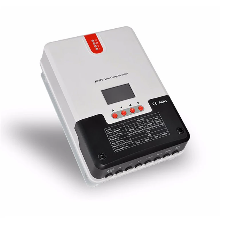 ML4860 60A 12V 24V 36V 48V Solar Panel MPPT Solar Charge Controller