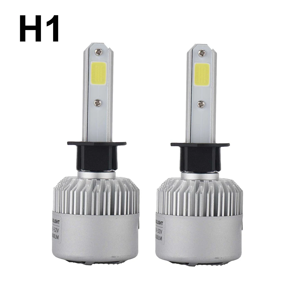 70W pair H1 Led Bulbs COB Chips 8000lm Car LED Headlight lamp 6500k xenon white Auto