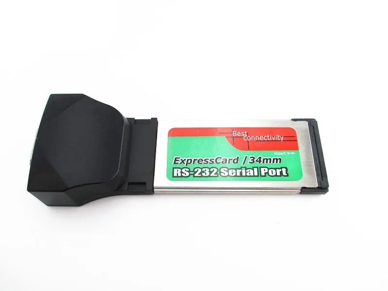Vente RS232 DB9 Serial I O Port pcmcia Express Card 34mm Adaptateur Ordinateur Portable PC Portable