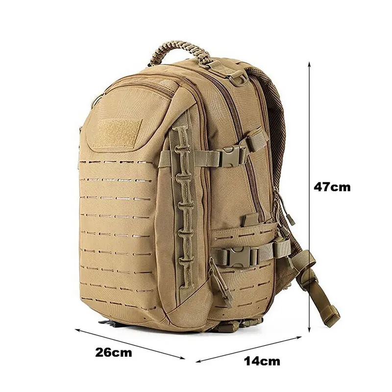 Bolsa de Caça ao ar Corte a Laser Tático Militar Mochila Caminhadas Livre Edc Engrenagens Molle Amigos Bolsa 25l Esporte Acampamento Mod. 1257085 3 ao ar livre edc tático engrenagens corte