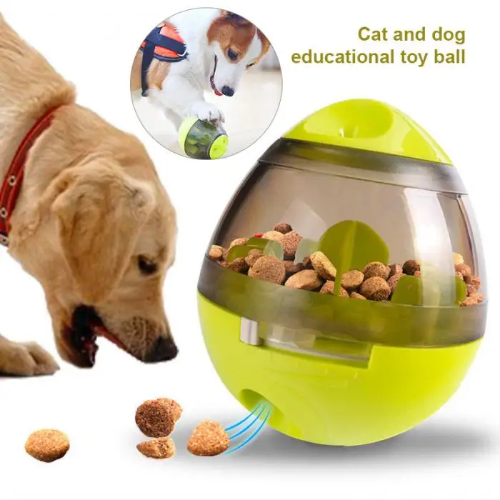 Новый Pet Dog IQ тест лечения диспенсер еда мяч дозирования щенка еда игрушки для кормления NE