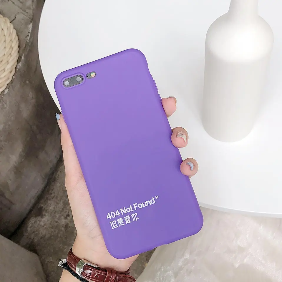 Чистый цвет но люблю Ваш чехол для телефона iphone 6 6S 7 8 плюс X S Funda Drop-proof задняя