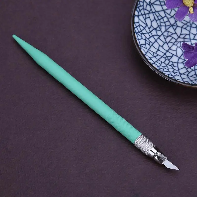 Гравировка резьба нож ручка резак DIY инструмент с 12 лезвиями