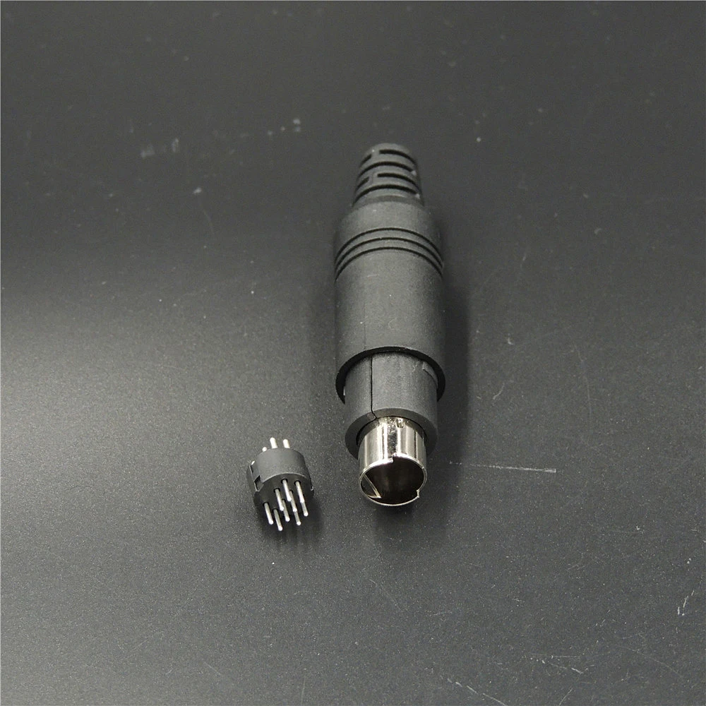 1 шт. 9 контактный паяльный разъем Mini Din|connector lcd|din connector standardsdin 7 16 |
