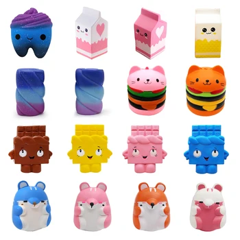 

Squishy Entertainmen Antistress Squish Tooth Milk Novelty Gag Toys Stress Relief Anti Stress Funny Surprise Popular Squeeze Toys