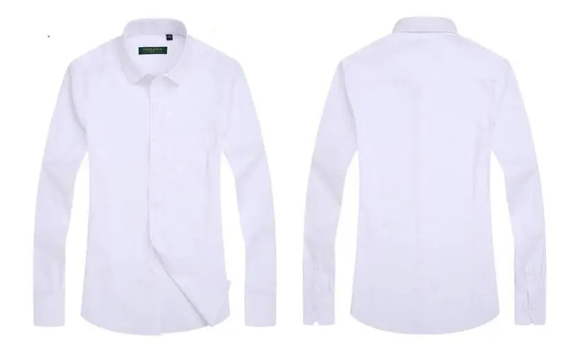 Новые модные смокинги для жениха, рубашки лучшие мужские для шаферов, белые или черные мужские свадебные рубашки для торжественных случаев, мужские рубашки - Цвет: Style 2 White