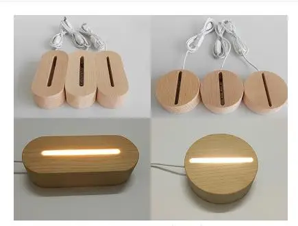 Mix DIY ручной работы бук 3d ночника держатель + светодио дный свет с usb переключатель