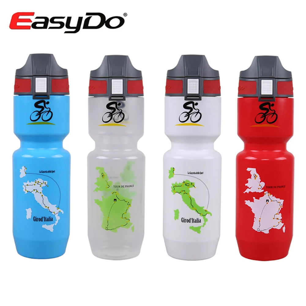 

Easydo Large Capacity 750ml Mountain Bike Water Bottle Sports Cycling Cups Mtb Bicycle Kettle Tour De France Cycle Equipment