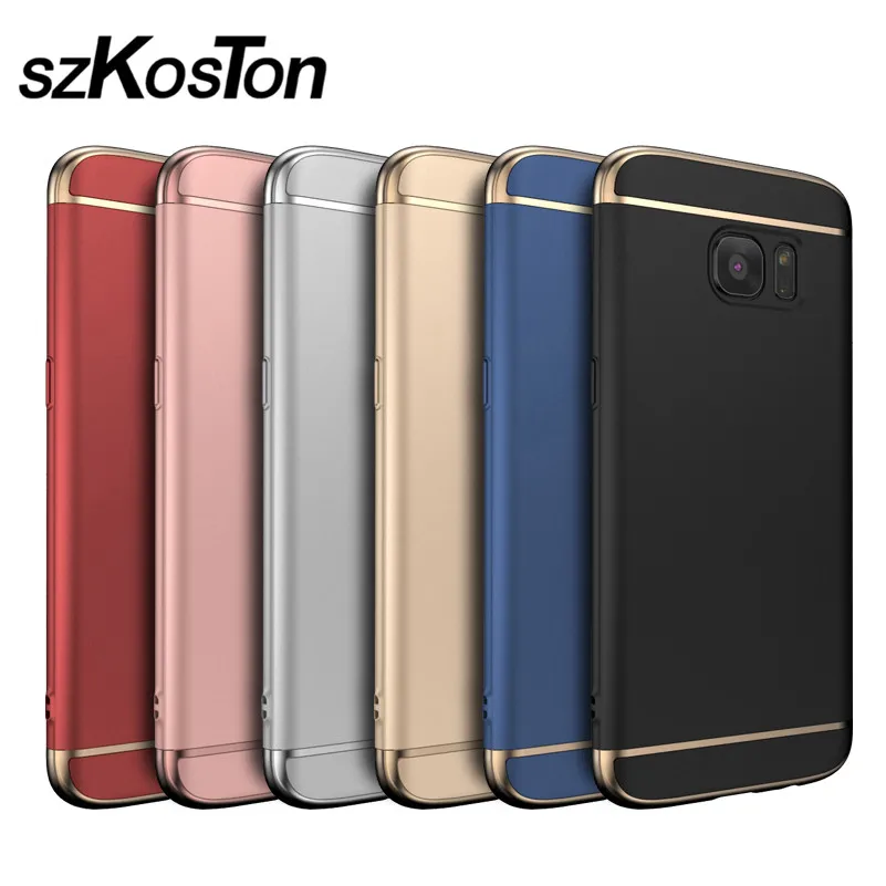 Роскошный чехол для S7 Edge Msvii Samsung Galaxy Ультратонкий Твердый из поликарбоната с