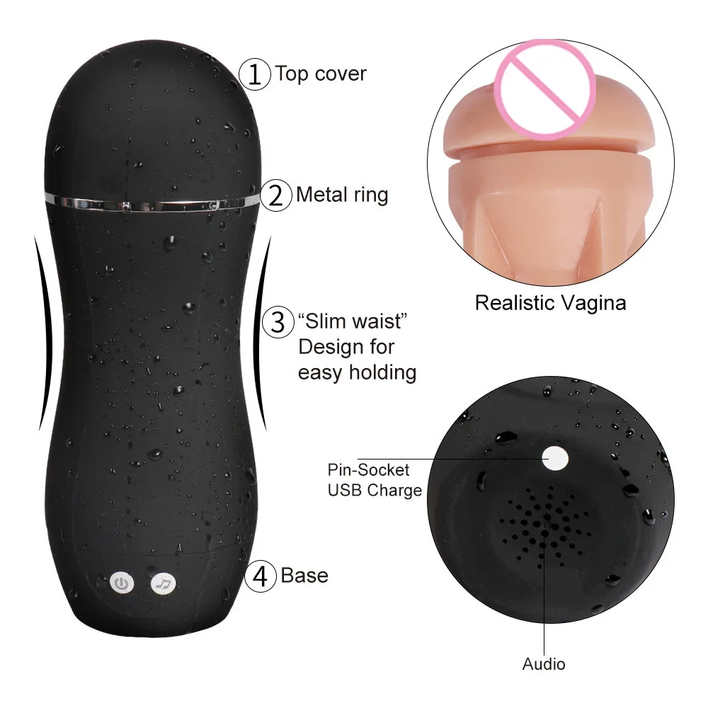 Male Masturbators Sex Women font b pussy b font Penis pump Blowjob Adult Erotic Toy 3D