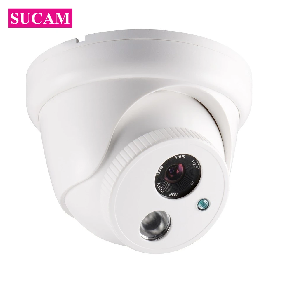 

SUCAM ONVIF Indoor 1080P IP Camera Plastic Housing Mini 2MP Dome Video Surveillance IP-Cameras 20 Meters Infrared Night Vision