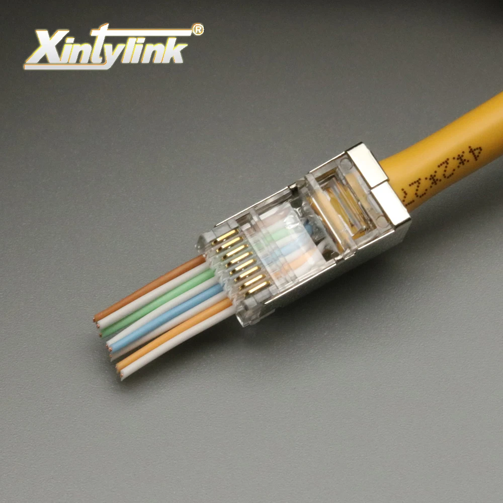 xintylink EZ rj45 connector rj45 plug cat5e terminals cat5
