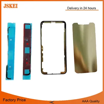 New arrival high quality Front Bezel for iPhone X IX I10 IPX LCD Middle Frame with gold plating and adhensive free shipping