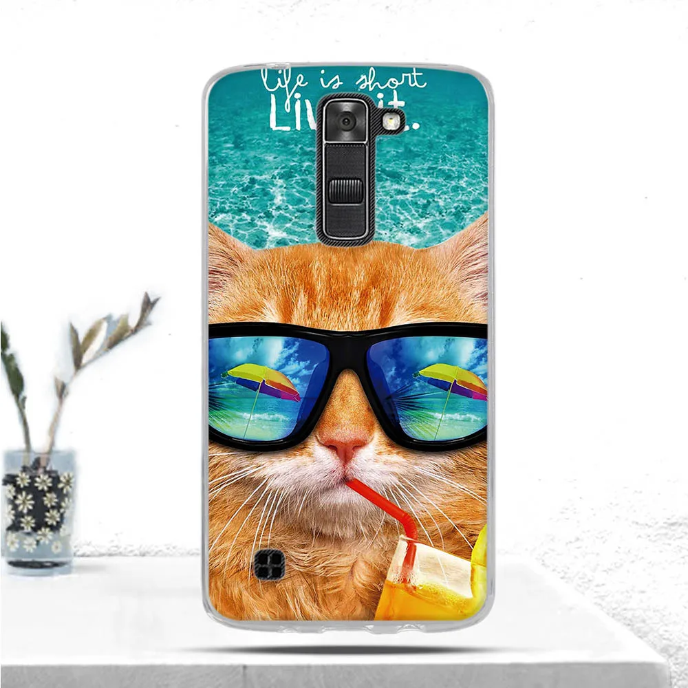 Чехол для телефона LG K7/дань 5 LS675/X210 X210DS мягкий силиконовый чехол из ТПУ LS675 чехлы