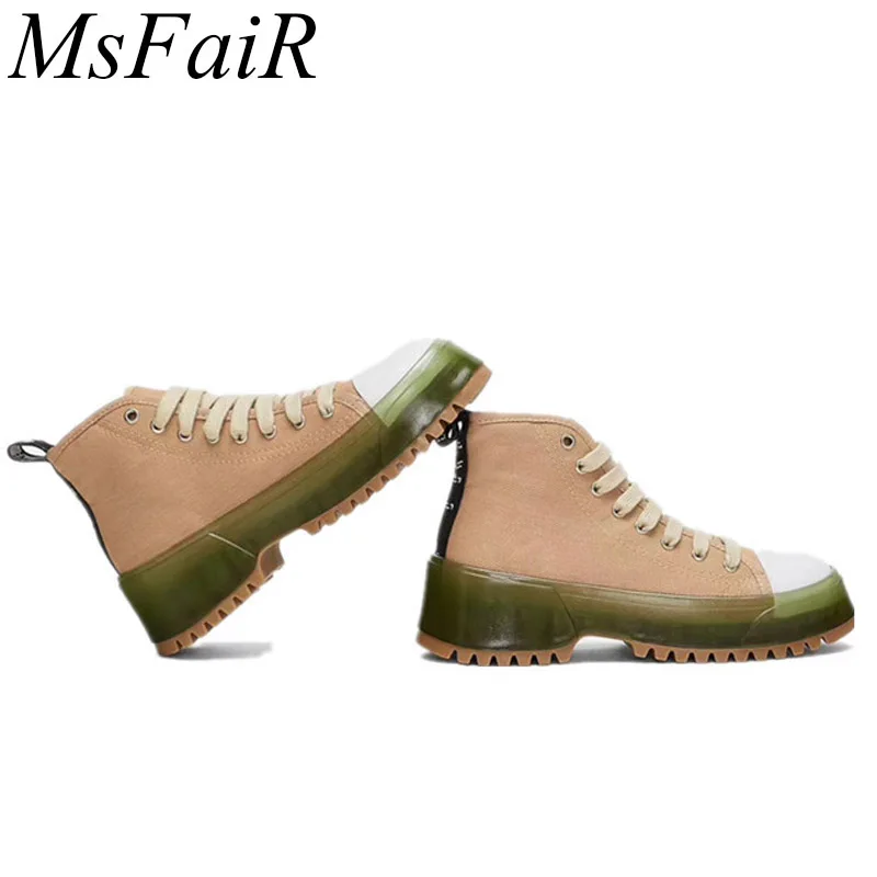 

MSFAIR 2019 Skateboarding Shoes Outdoor Athletic Sport Shoes For Women Flat With Casual Fashion Woman Brand Womens Sneakers