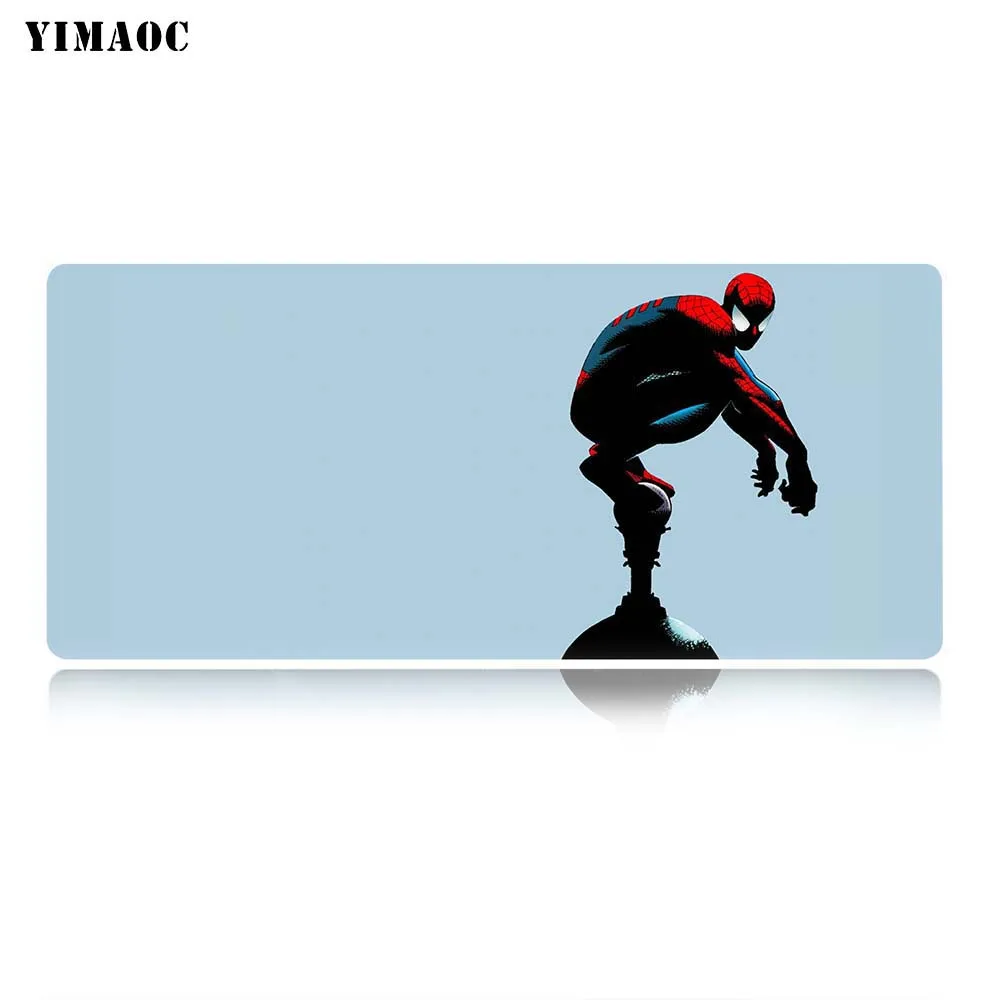 Коврик для мыши YIMAOC Marvel Spiderman 30x80 см компьютерный коврик для мыши Противоскользящий коврик для игровой мыши из натурального каучука - Цвет: MP2 30x80cm