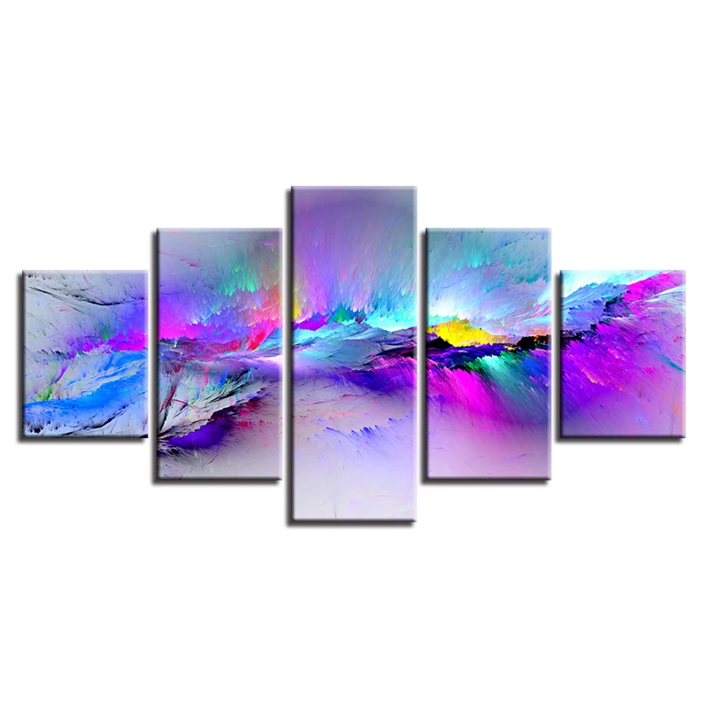Print-Posters-Modern-Wall-Art-Frame-5-Pieces-Color-Abstract-Graffiti-Scenery-Pictures-Modular-Canvas-Paintings