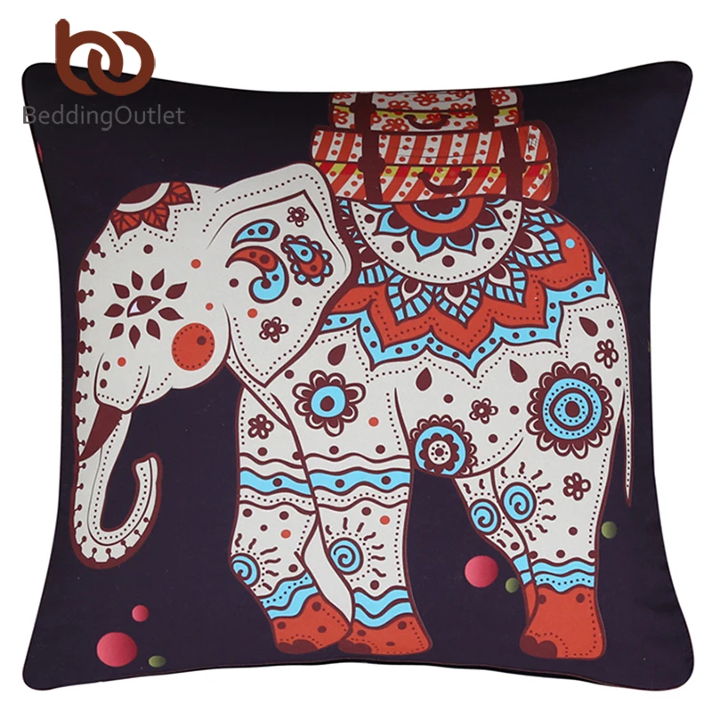Suzani Embroidered Pillow Cover Indian Decorative Cushion Geometry Indian Decorative Pillow Cushion Covers Sofa Cushions Home Decoration No Inner China Mainland