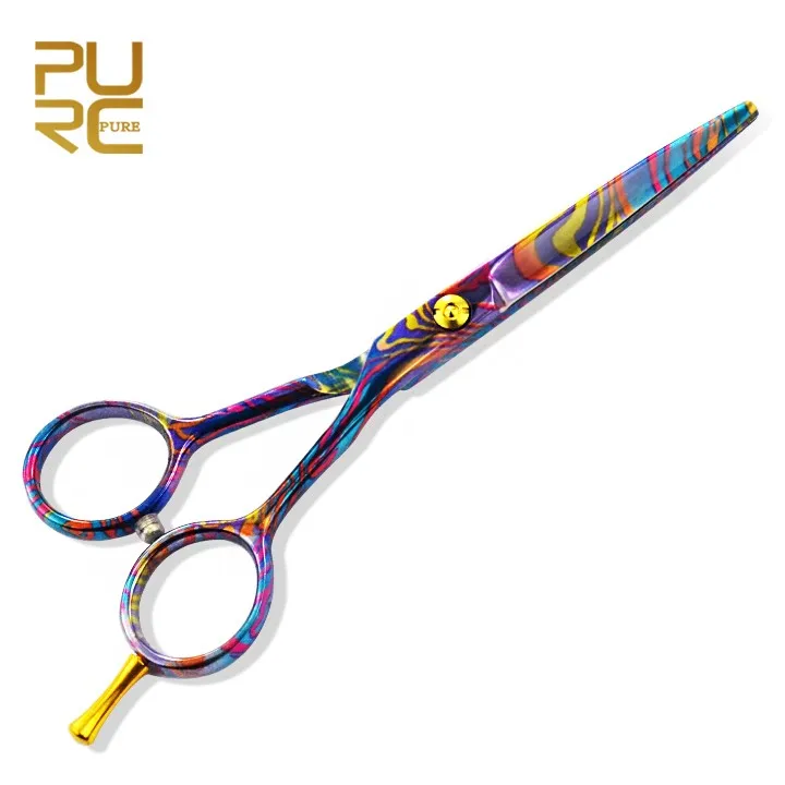 hair scissors colorful