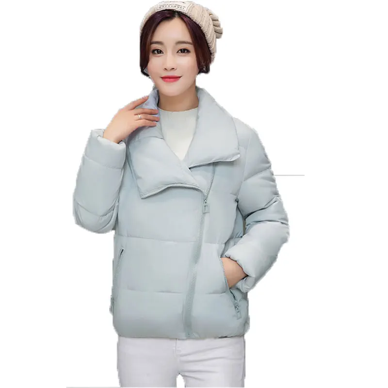 

The New Winter Coat Dress Casual Fashion Feather Padded Short Thick All-match Korean Cultivating Students Take Bread Tide  Coats