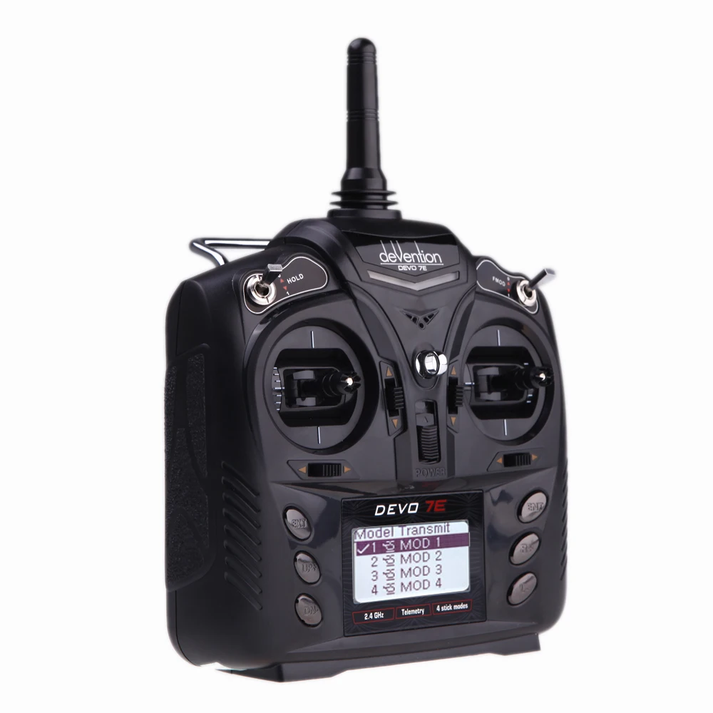 F18519 Walkera DEVO 7E 2.4G 7CH DSSS Radio Control Transmitter for RC Helicopter Airplane Model 2 Mode 1 No Receiver F18519 Walkera DEVO 7E 2.4G 7CH DSSS Radio Control Transmitter for RC Helicopter Airplane Model 2 Mode 1 No Receiver
