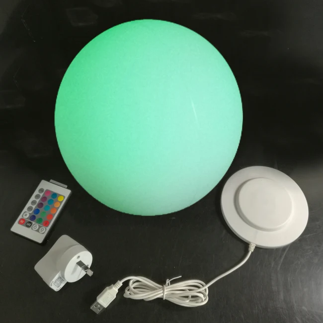 Lâmpada de Incandescência Humor com Controle Lâmpada de Mesa de Cabeceira Mudança de Cor Skybesstech Recarregável Bola Remoto Regulável Luz 16 1pc D30cm Usb 13 High Quality Luzes e Iluminação