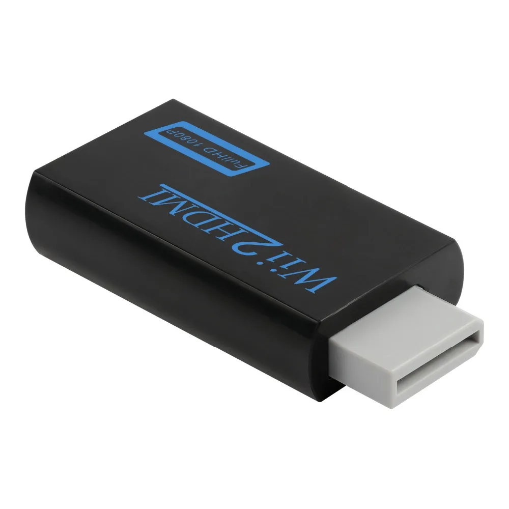 Amkle Wii to HDMI Adapter Converter Support 720P 1080P FullHD with 3.5mm Audio Jack Wii2HDMI Adapter for HDTV Amkle Wii to HDMI Adapter Converter Support 720P 1080P FullHD with 3.5mm Audio Jack Wii2HDMI Adapter for HDTV