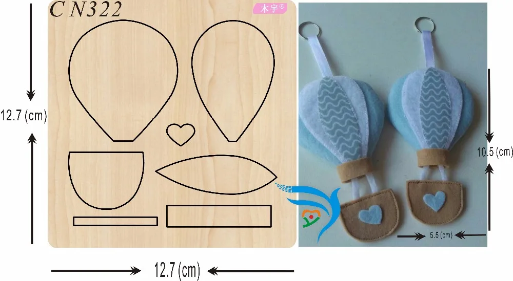 

Hot Air Balloon new wooden mould cutting dies for scrapbooking Thickness-15.8mm