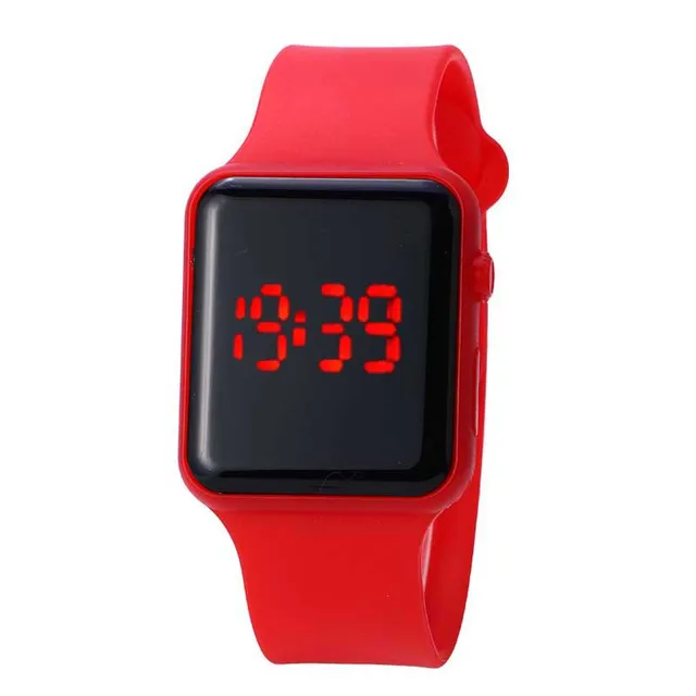 Simple Children's Watch Digital LED Electronic Watch Student Boy Wristwatch Sili Simple Children's Watch Digital LED Electronic Watch Student Boy Wristwatch Sili