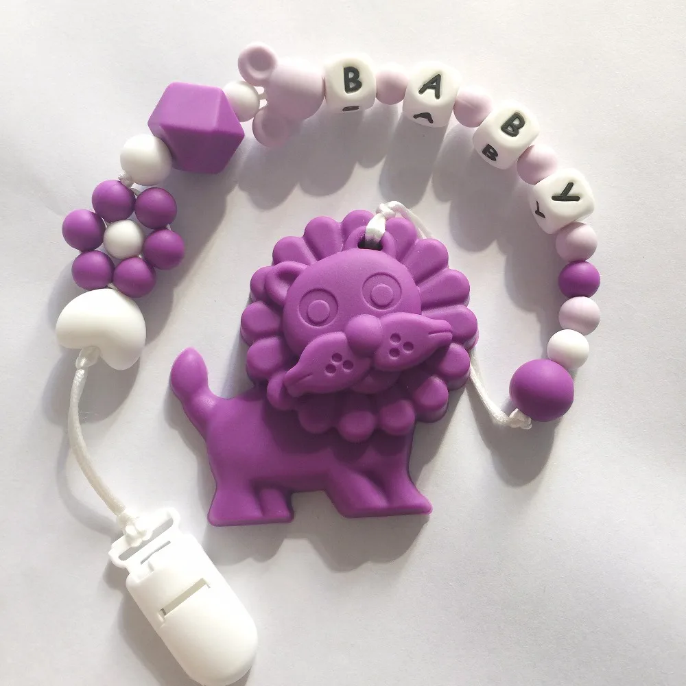 Силиконовые зажимы для прорезывателя с жирафом|pacifier clips|teething pacifiersilicone teething pacifier