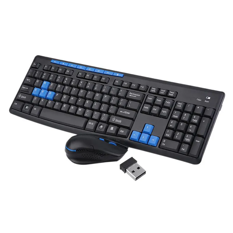 2 4G Gaming Wireless Keyboard And Mouse Dongle Combo Set Computer PC 2 4G Gaming Wireless Keyboard And Mouse Dongle Combo Set Computer PC