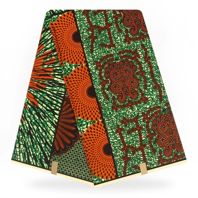 Горячий воск настоящий батик в африканском стиле настоящий голландский воск настоящий для лоскутного шитья 6 ярдов/lott - Цвет: as picture