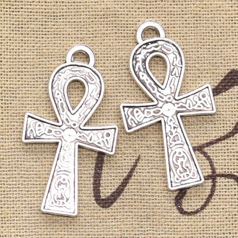 

4pcs Charms Egyptian Ankh Life Symbol 38x21mm Antique Making Pendant fit,Vintage Tibetan Bronze,DIY Handmade Jewelry