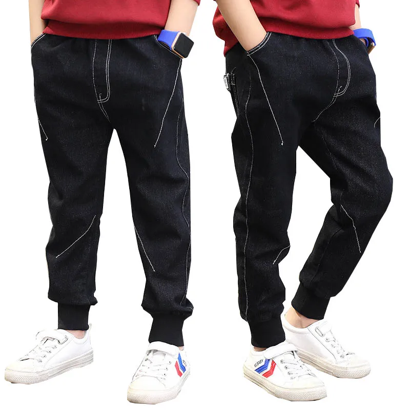 

Spring 2018 Baby boys jeans teenage Girls Pants for boys pants cotton long casual pants school children kids sport trousers
