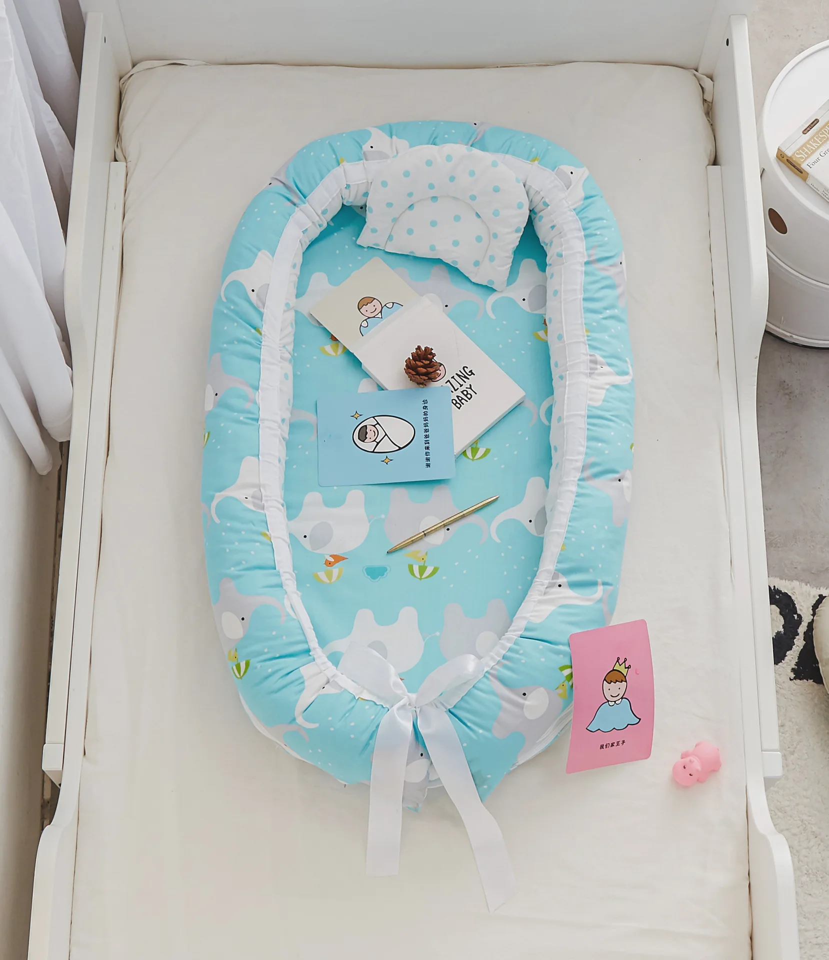 

Explosive baby portable bed in the bed removable and washable multi-purpose crib baby bionic bed imitation uterus bed