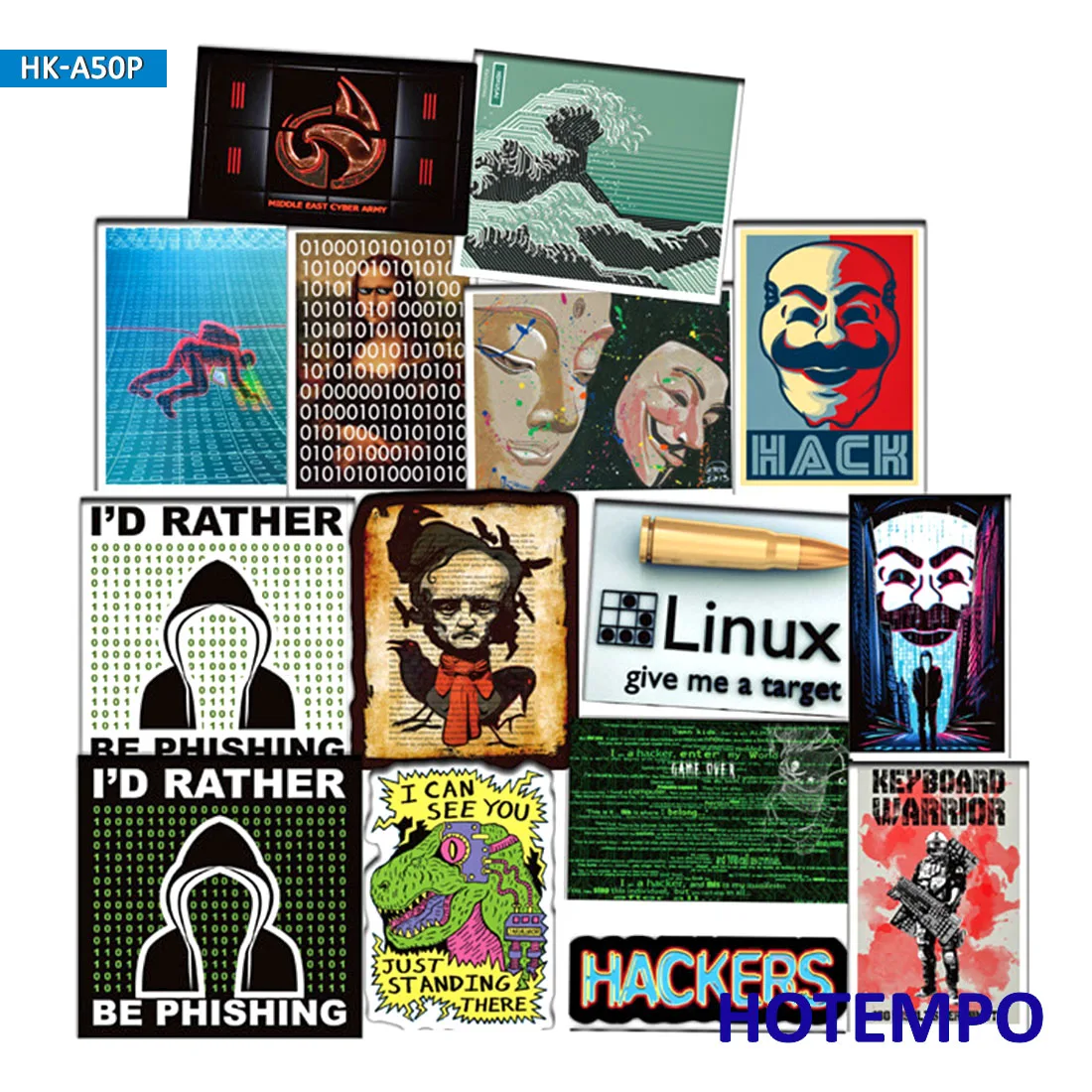 50pcs Hackers Graffiti Stickers Programming Internet Html Software Geek for Mobile Phone Laptop Luggage Skateboard Decal Sticker 50pcs Hackers Graffiti Stickers Programming Internet Html Software Geek for Mobile Phone Laptop Luggage Skateboard Decal Sticker