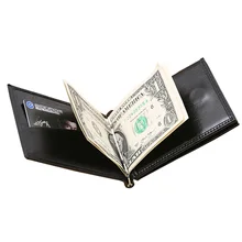 New Brand Luxury Business Man font b money b font font b clip b font wallet