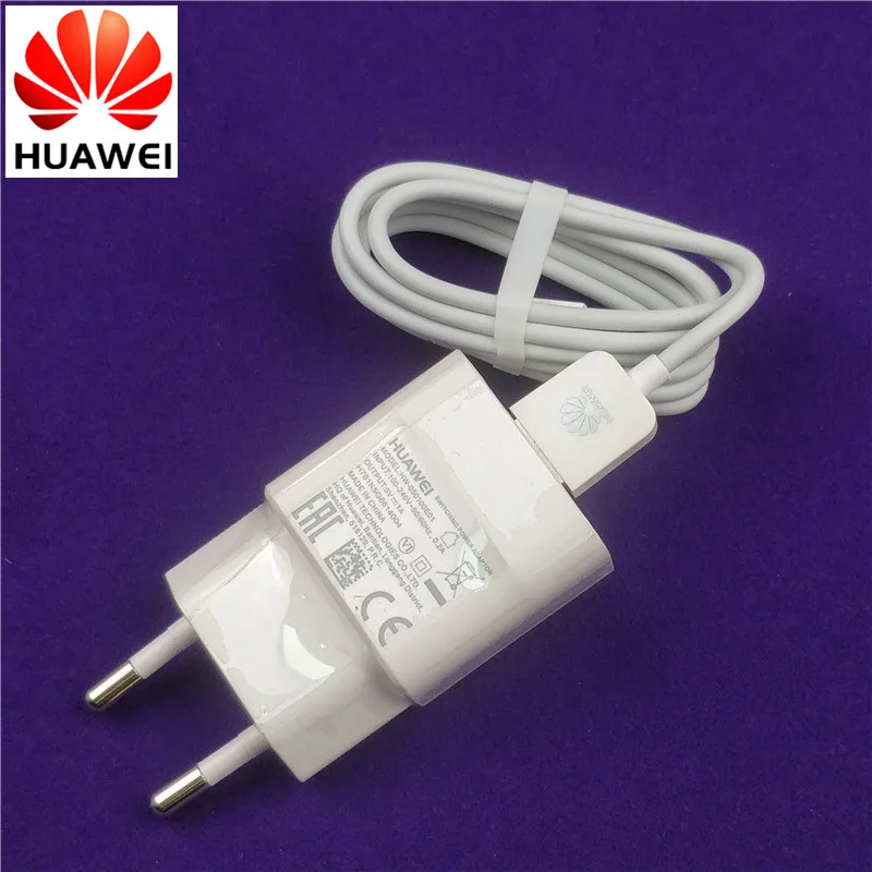 

Original EU Huawei charger for honor 3C 3X 4A 4C 4X G7 P7 P6 7x y3 mobile Phone 5V/1A power adaptor charge micro usb cable